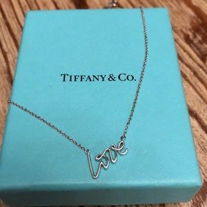 Tiffany & Co. Love pendant necklace